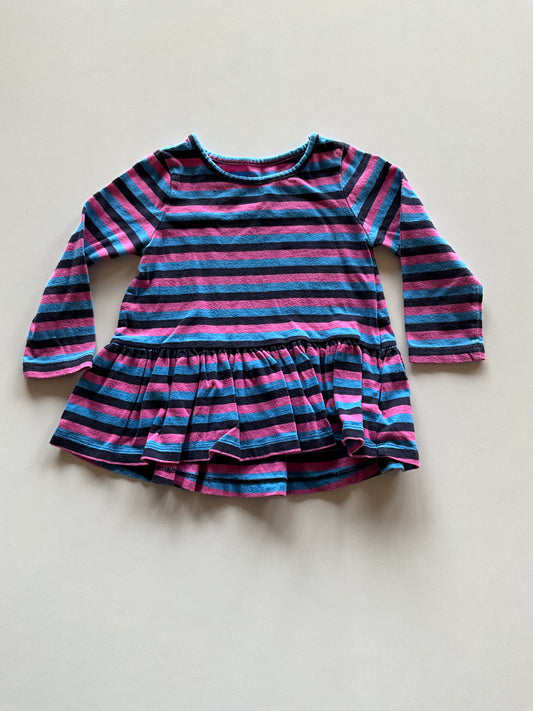 Blue & Pink Striped Shirt