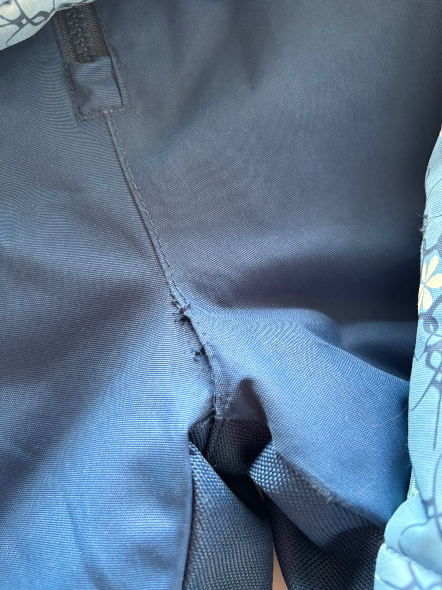 2pc Blue Patterned Snow Suit