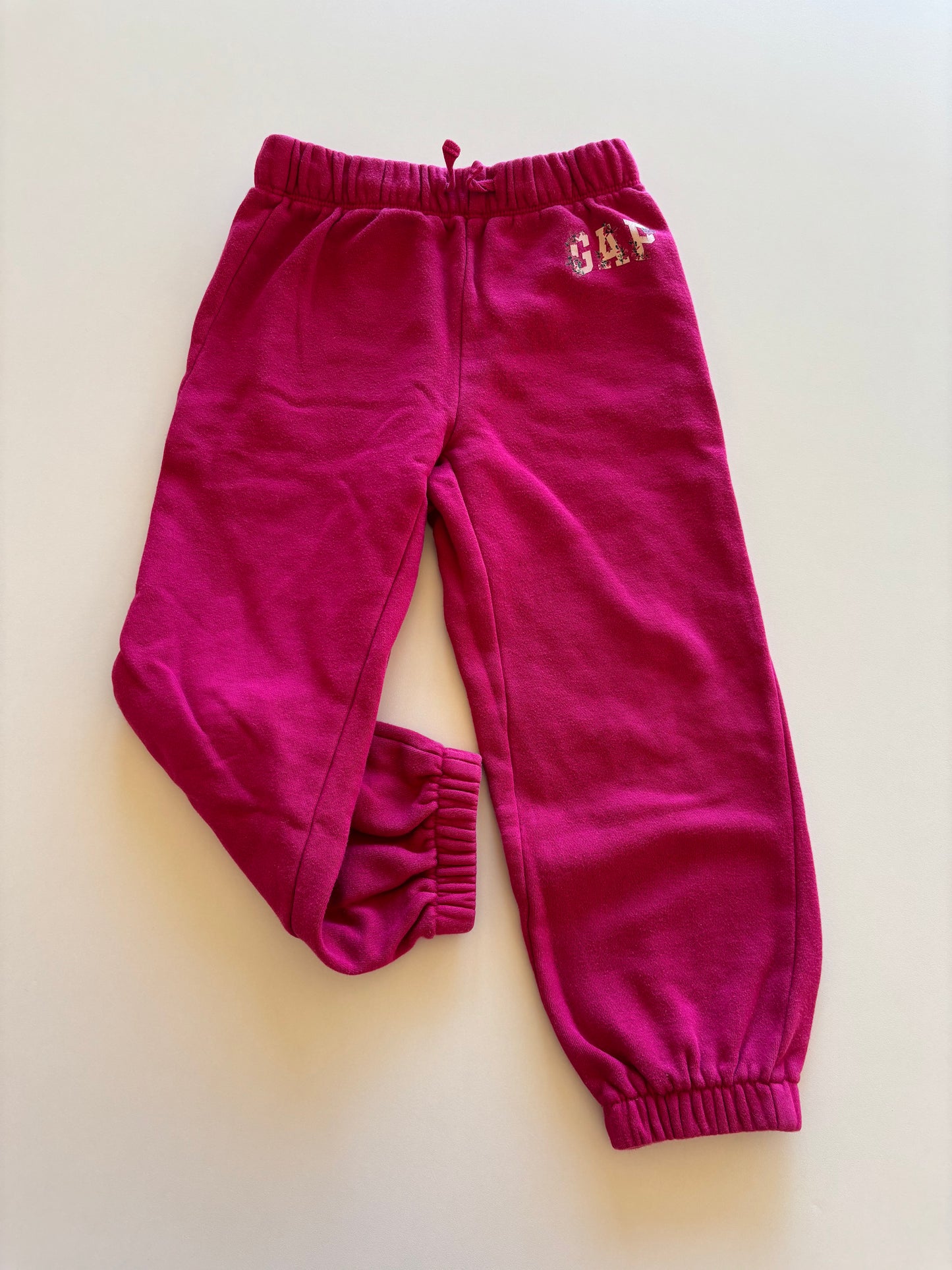 Magenta Joggers with Floral Gap Logo