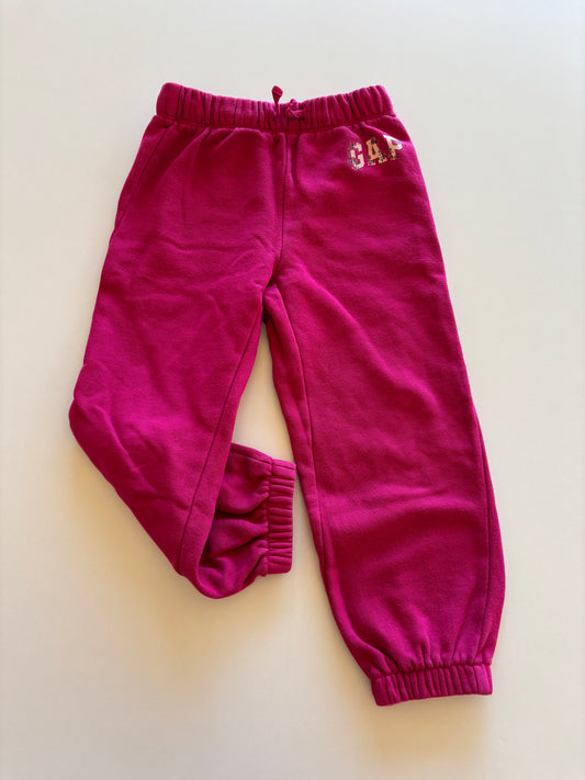 Magenta Joggers with Floral Gap Logo