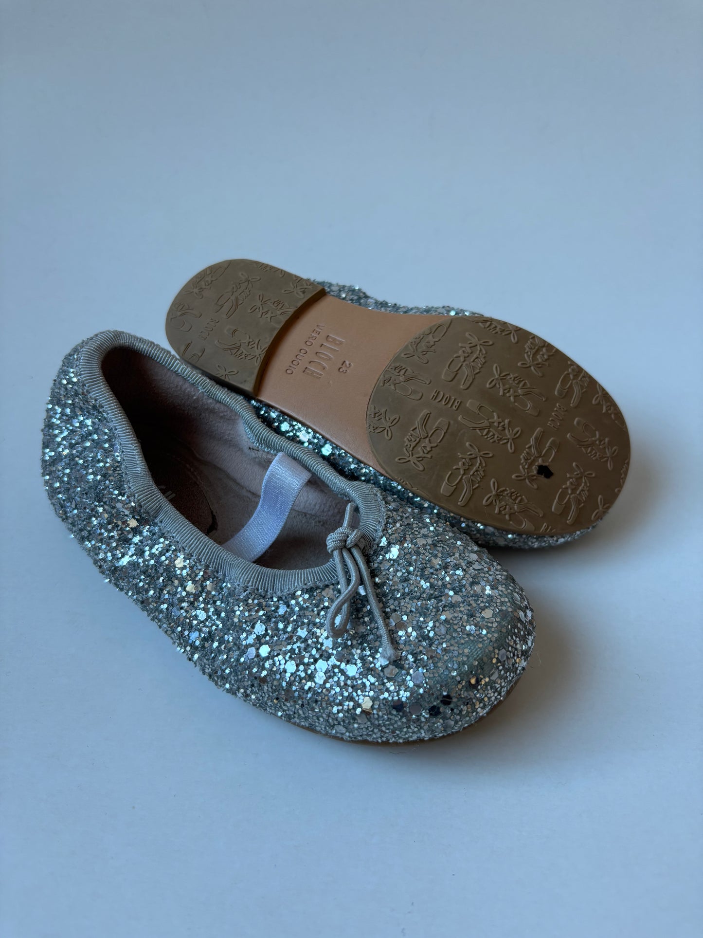 Sparkly Silver Shoes