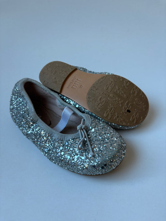 Sparkly Silver Shoes