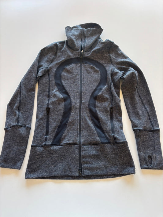 Grey Melange Lululemon Zip Up