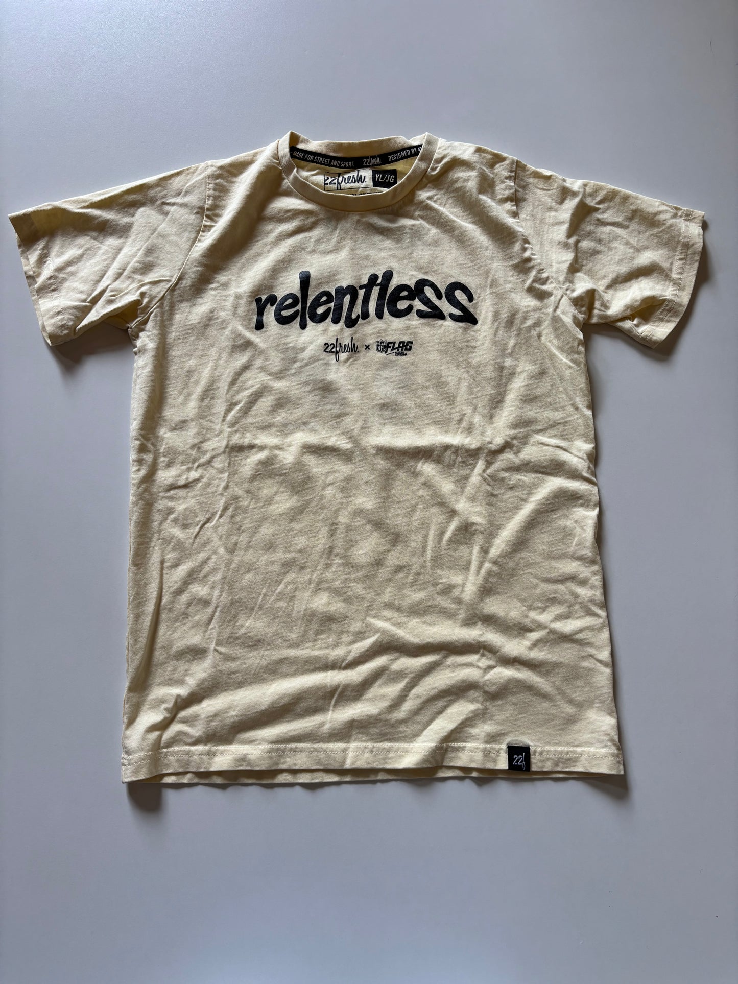 Yellow Relentless 22f Tee