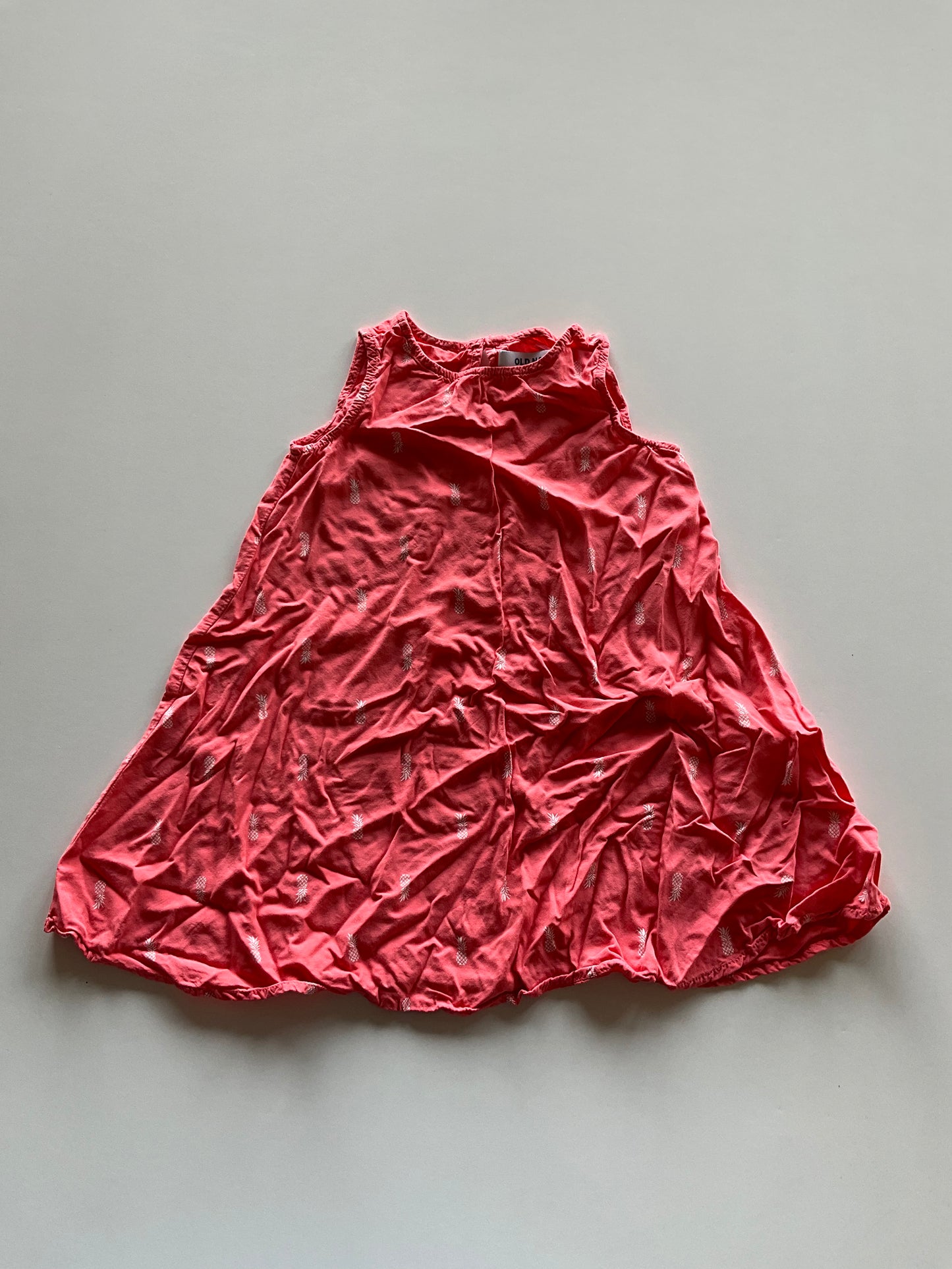 Coral Pineapple Dress