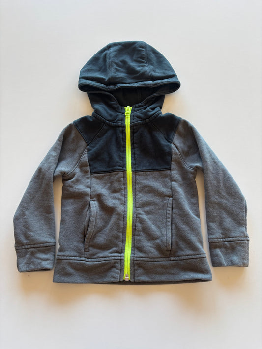 Black, Grey, & Yellow Zip Up Hoodie