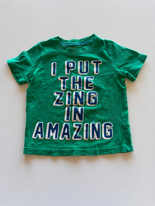 Green Zing in Amazing Tee