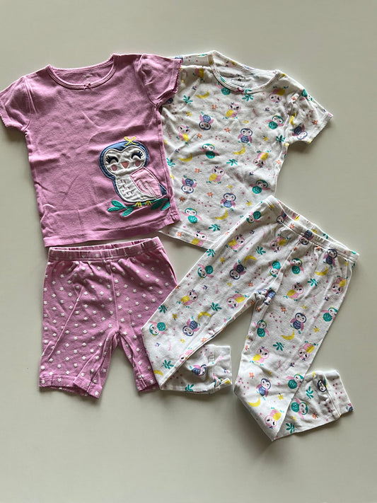 2 Pairs Owl Pajamas