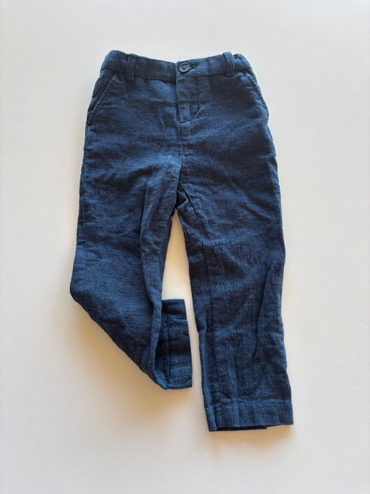 Navy Woven Pants