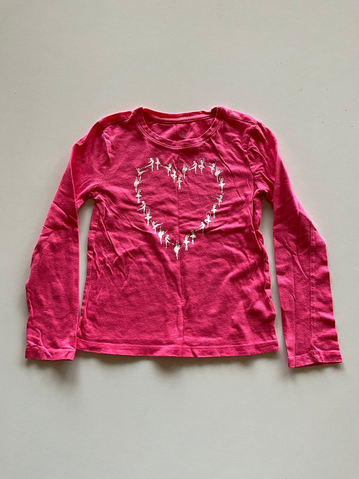 Pink Ballerina Heart Shirt