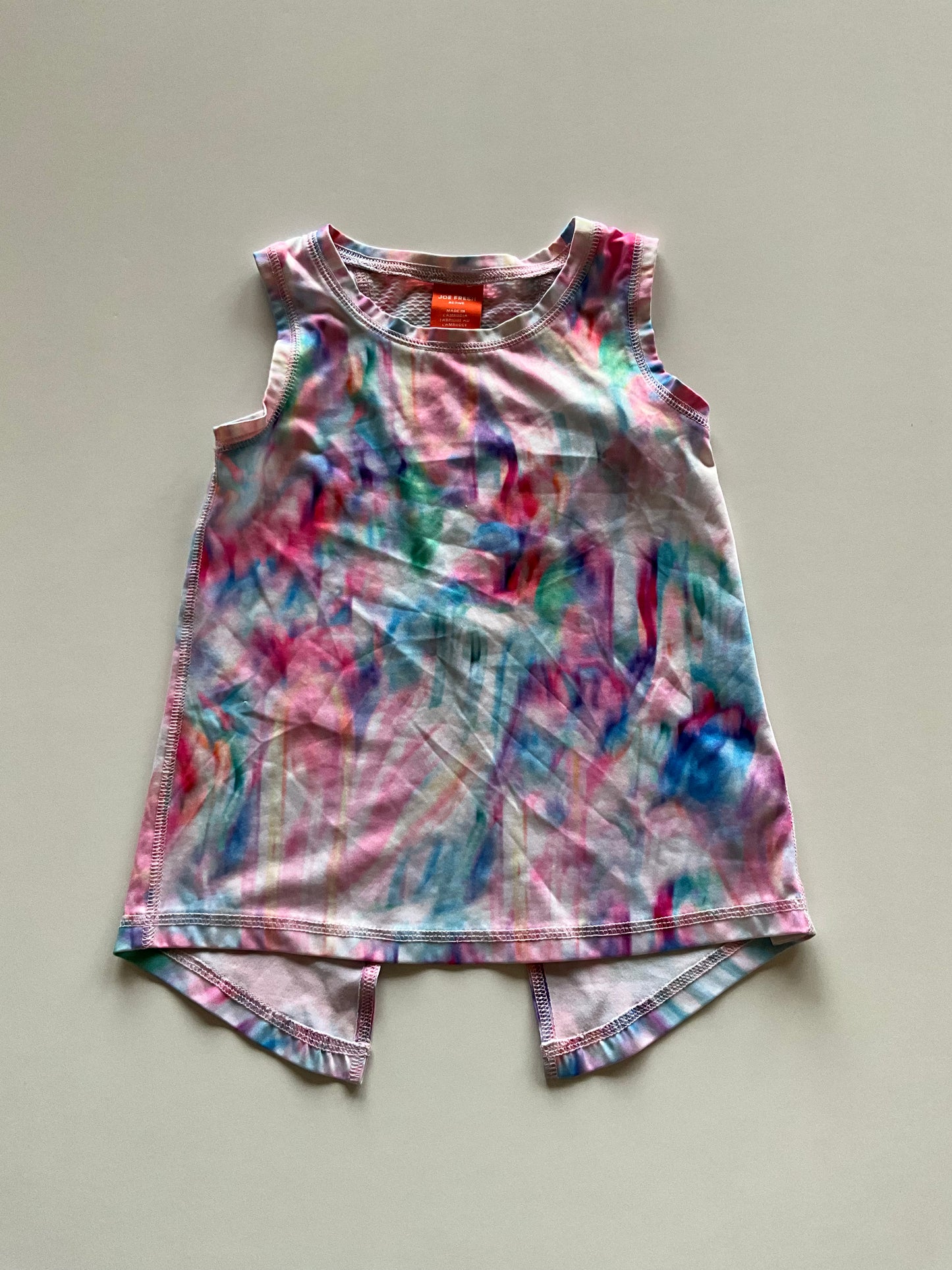 Rainbow Tie Dye Athletic Tank