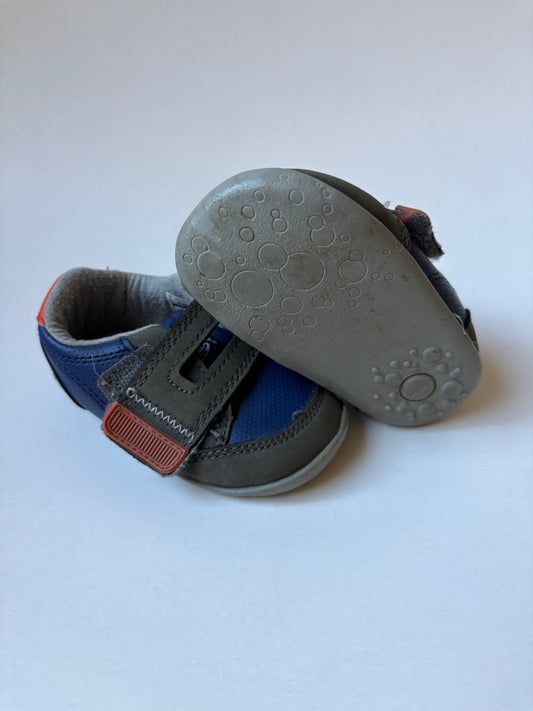 Blue & Orange Shoes