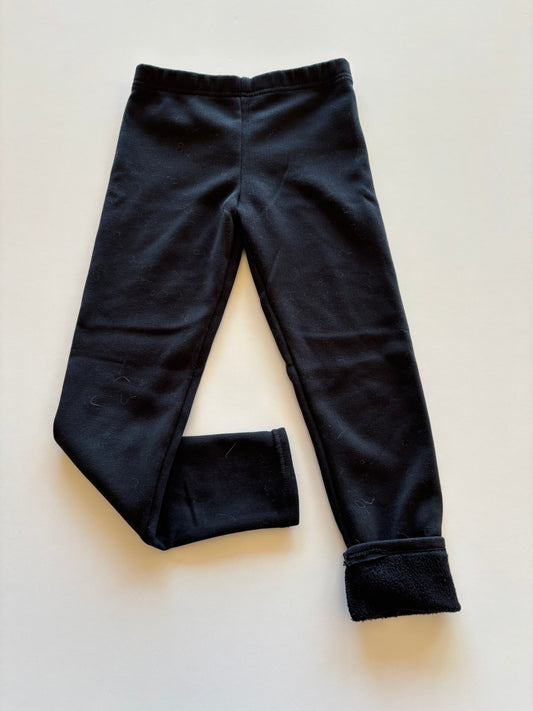 Black Fleece Lined Leggings