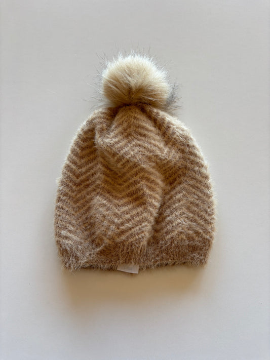 Brown Zig Zag Toque