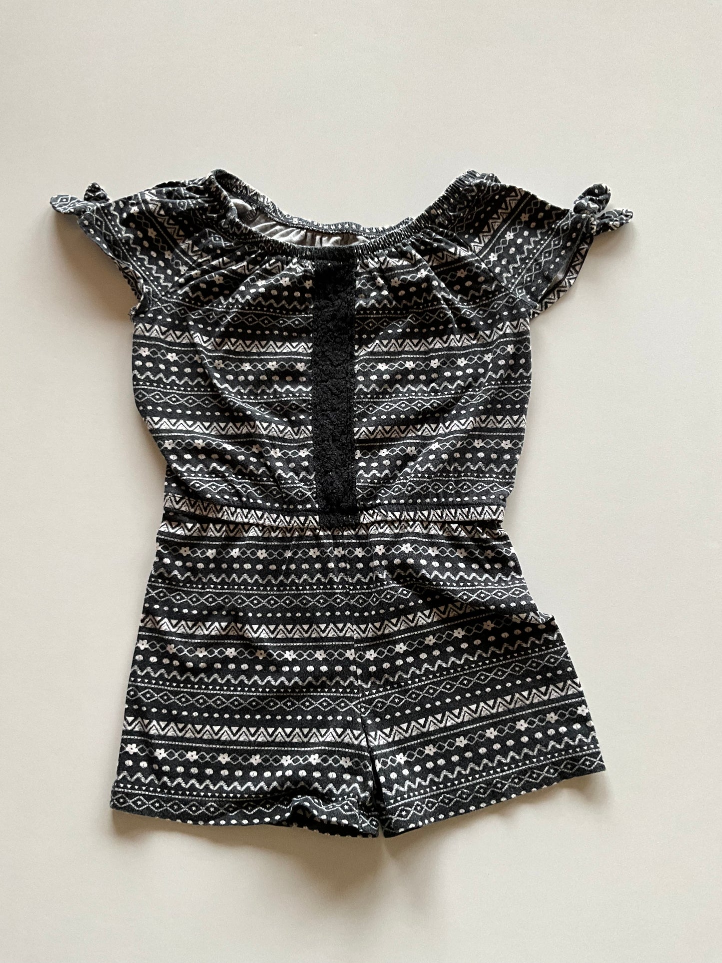 Black & White Romper