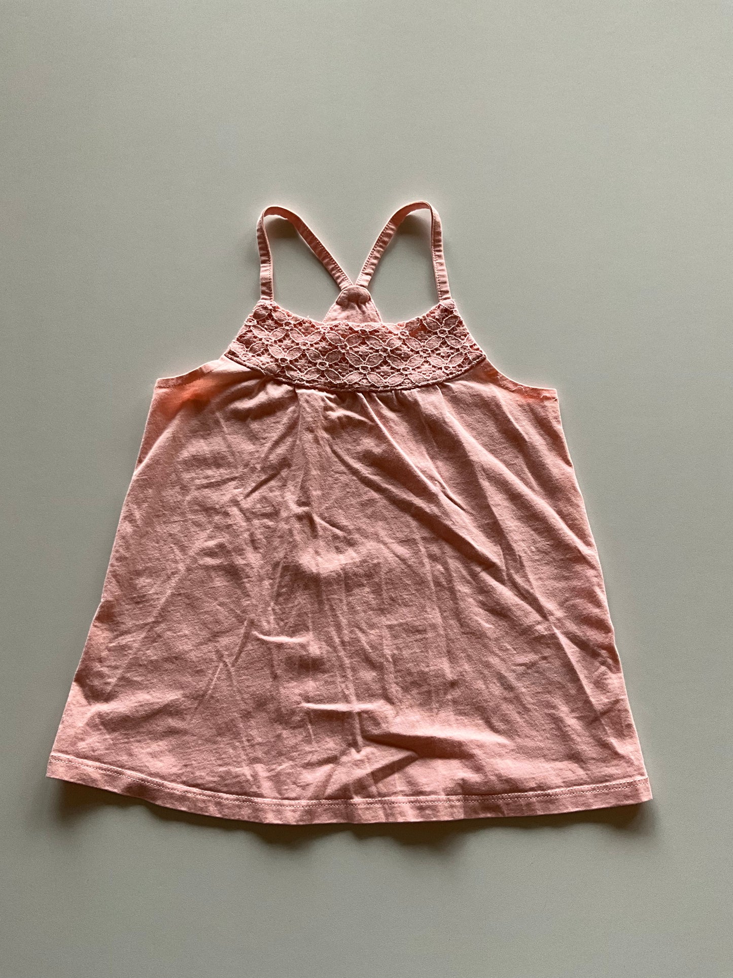 Peach Lace Tank