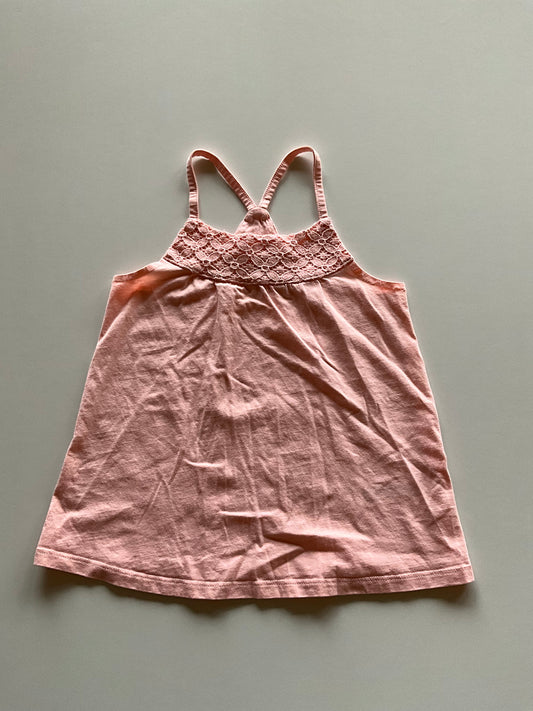 Peach Lace Tank