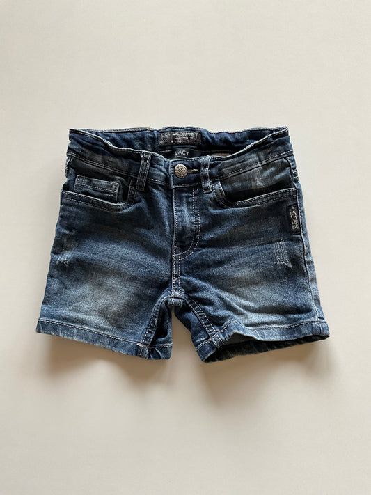 Distressed Denim Shorts