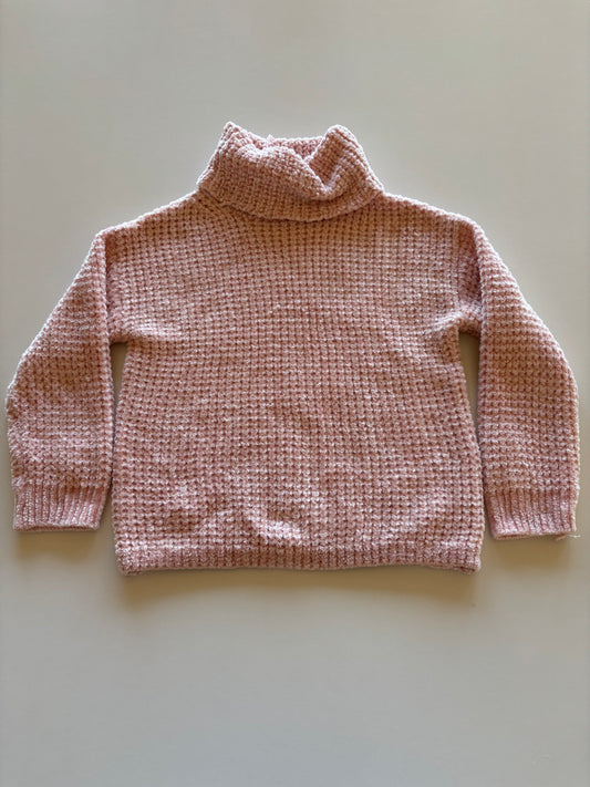 Cozy Pink Knit Sweater