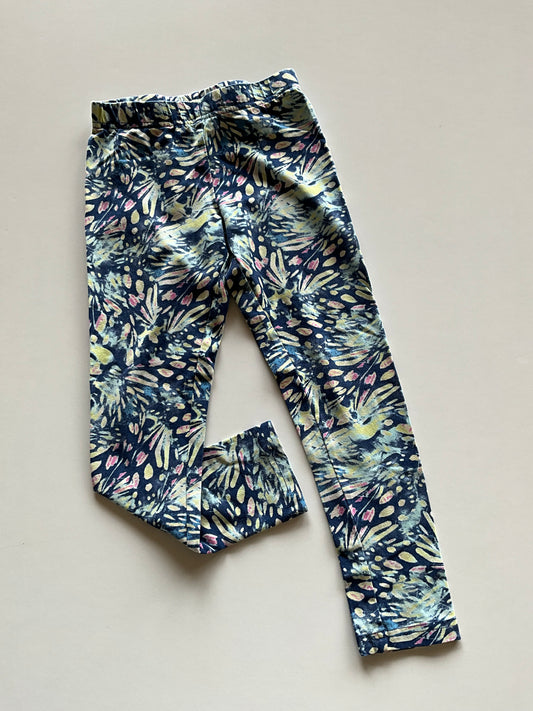 Blue Patterned Leggings