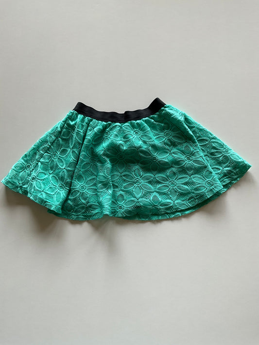 Emerald Green Lace Skirt