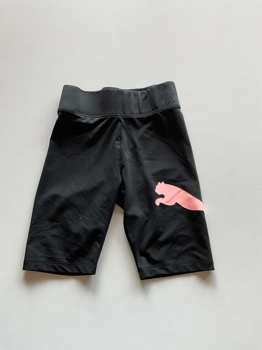 Black & Pink Puma Athletic Shorts
