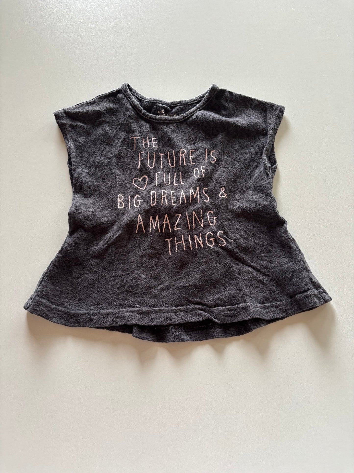 Charcoal Future is Full Tee