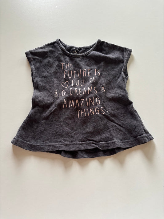 Charcoal Future is Full Tee