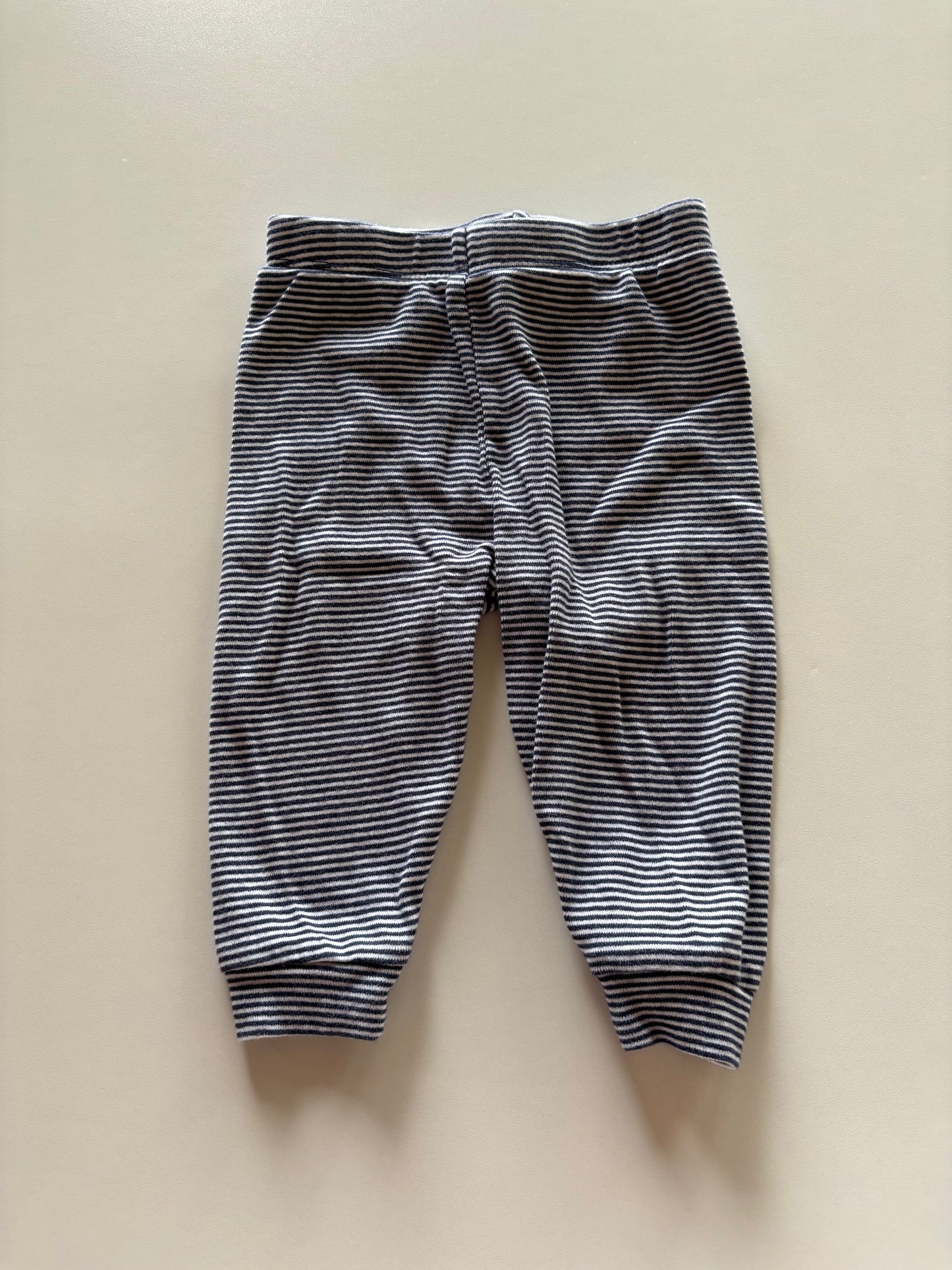 Blue Striped Pants
