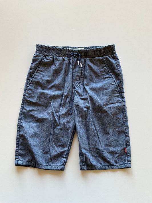 Chambray Slim Fit Shorts