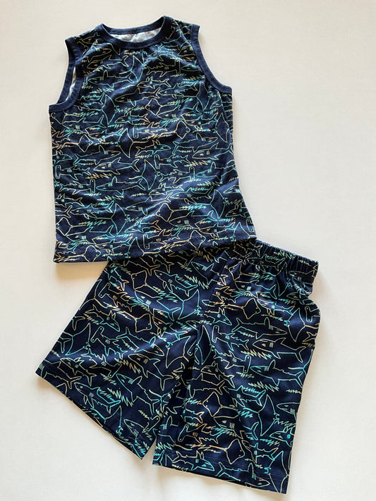 2pc Shark Pajamas