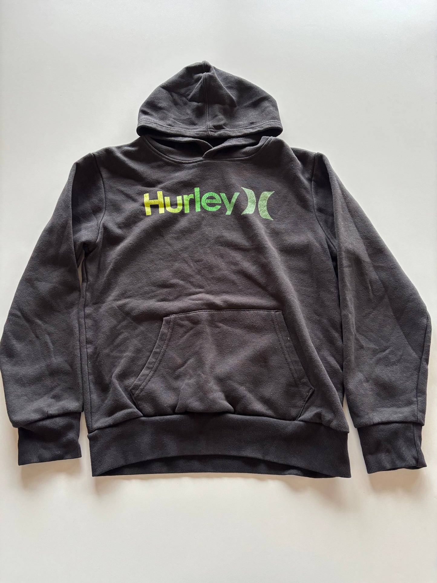 Black & Green Hurley Hoodie