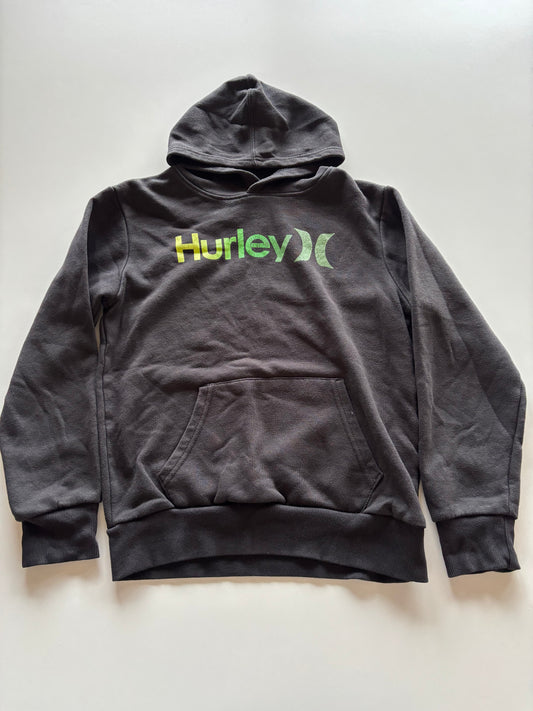 Black & Green Hurley Hoodie