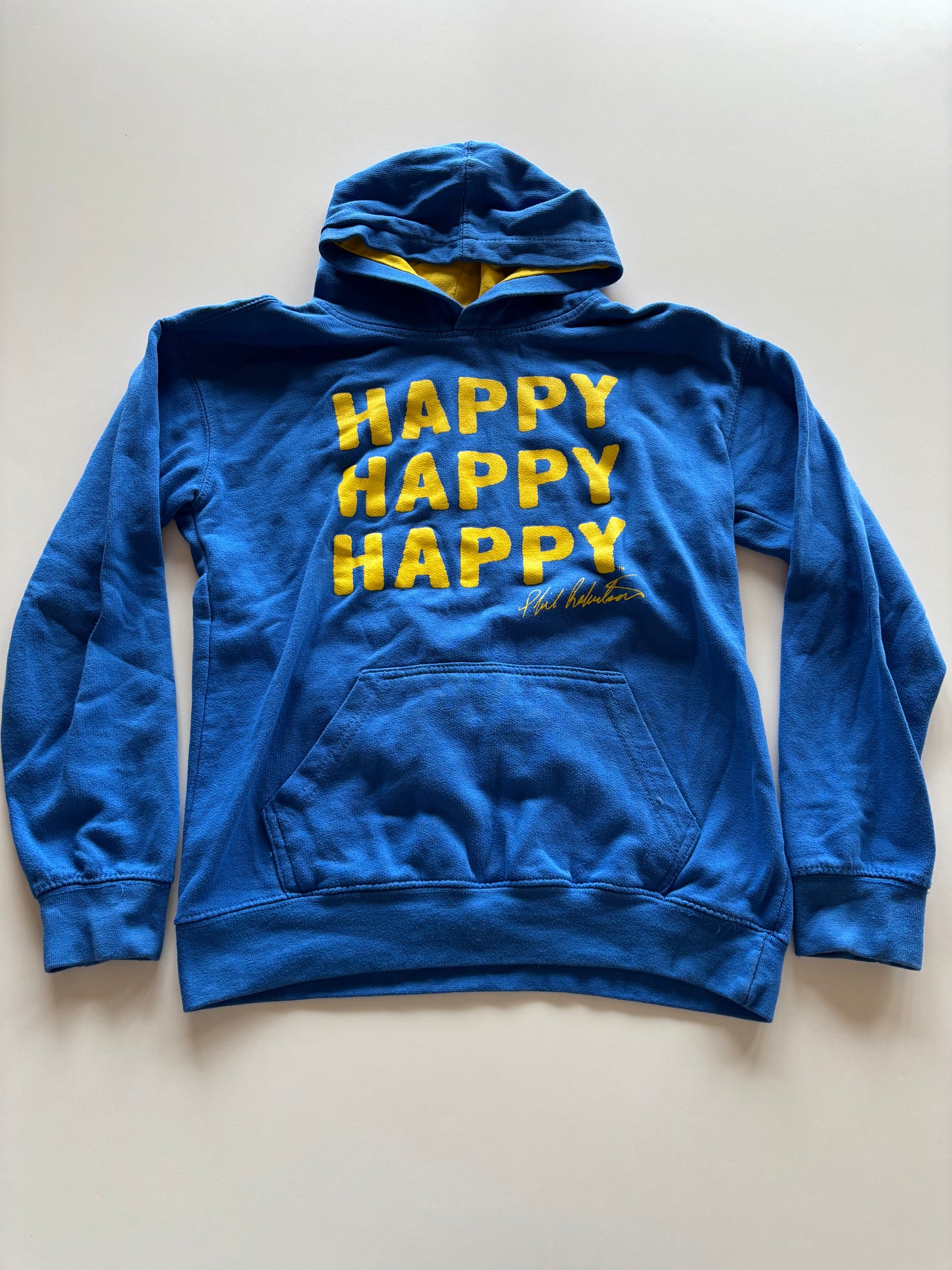 Blue & Yellow Happy Hoodie
