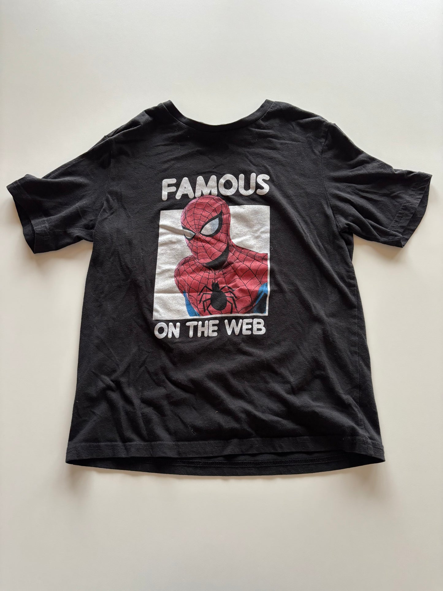 Black Famous on the Web Spiderman Tee