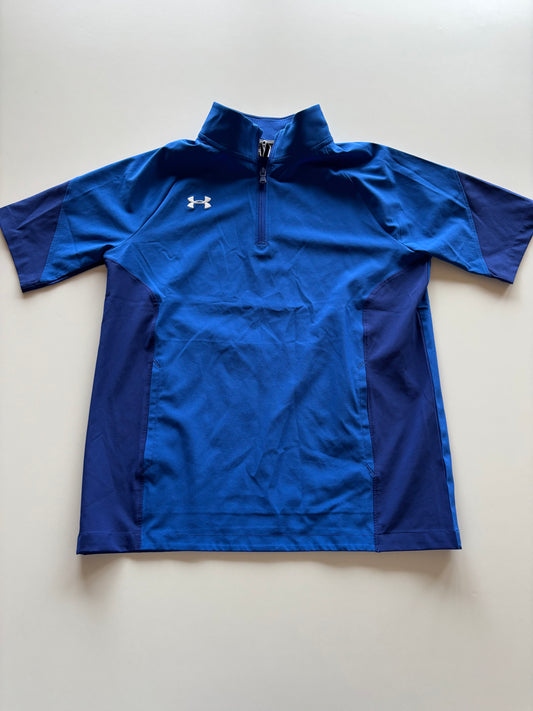 Blue Athletic Quarter Zip Shirt