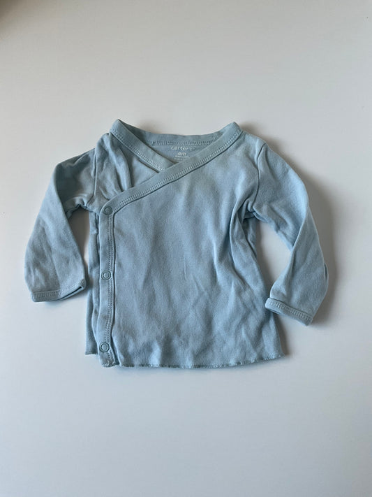 Blue Wrap Cardigan