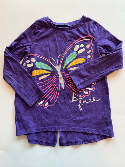 Be Free Butterfly Long Sleeve Shirt