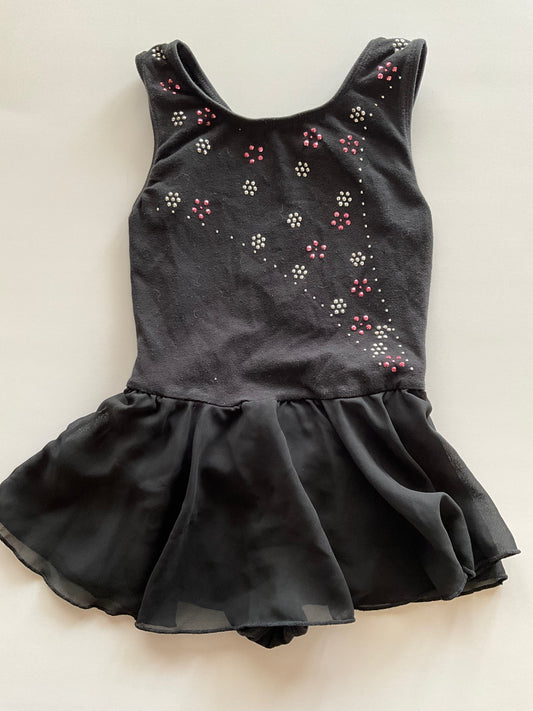 Black Skirted Dance Bodysuit