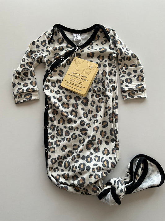 BNWT Leopard Knotted Gown