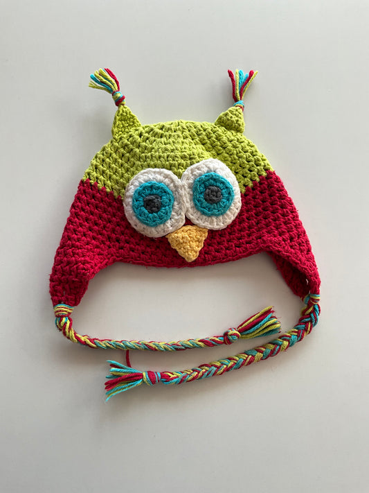 Crocheted Owl Toque
