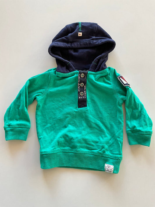 Bright Green Hooded Sweatshirt