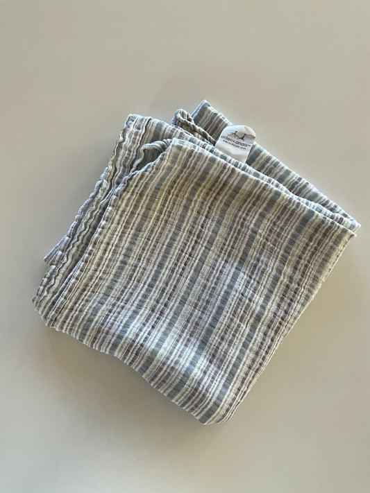 Striped Aden & Anais Muslin Swaddle