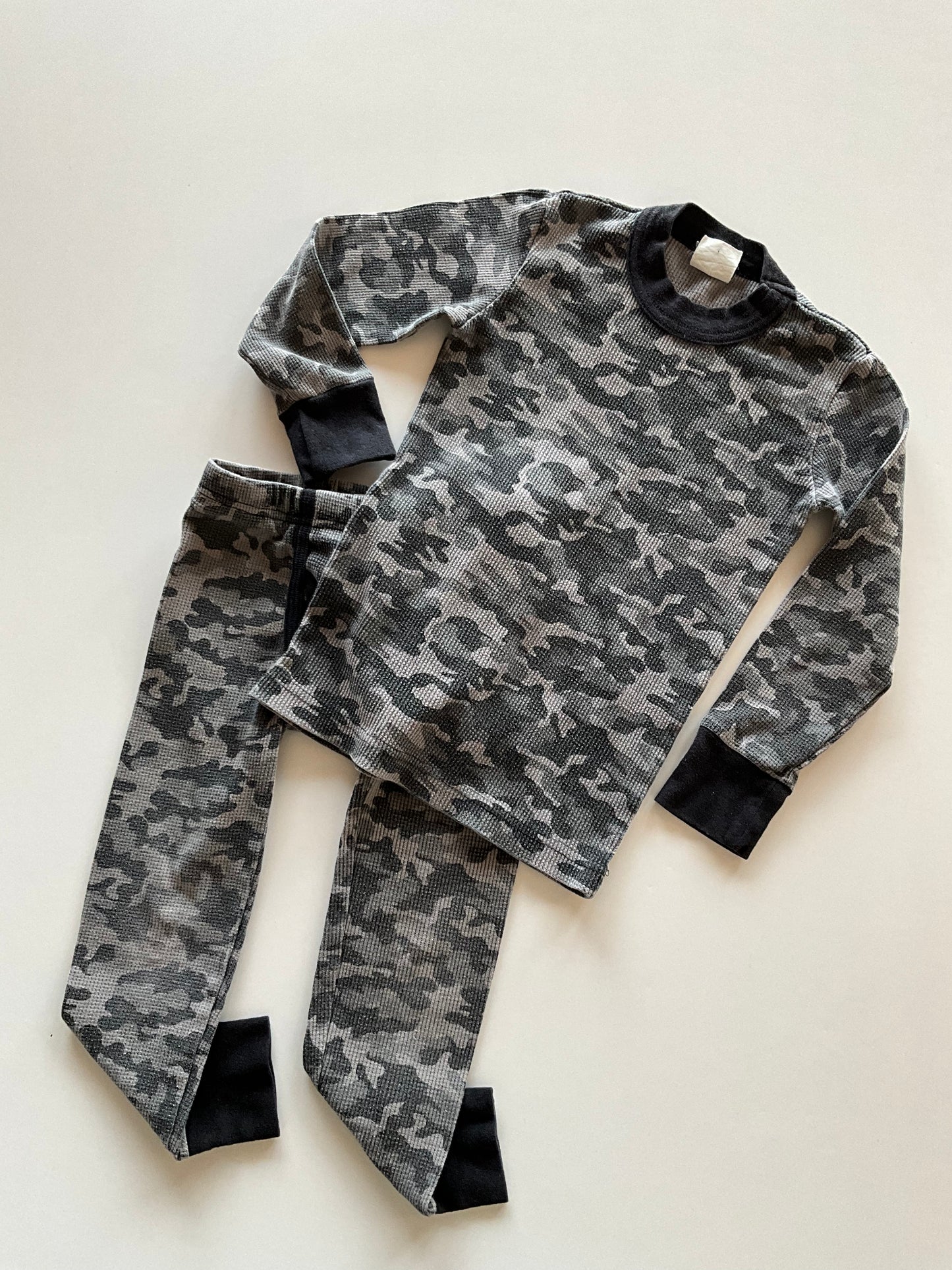 Camo Waffle 2pc Pajamas