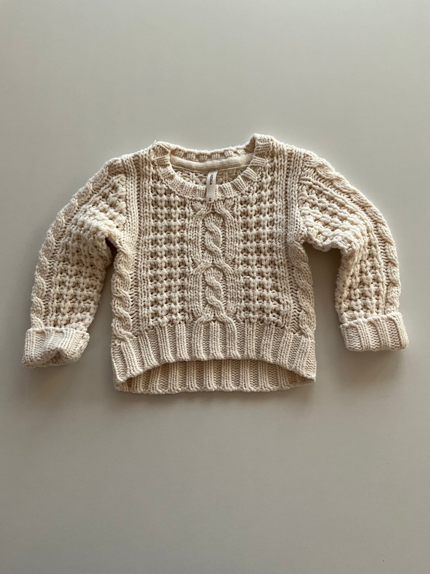 Cream Knit Sweater