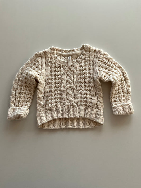 Cream Knit Sweater