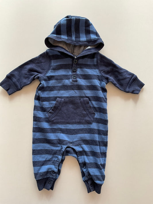 Blue Striped Lounge Suit