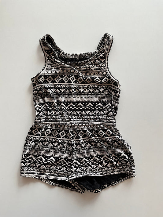 Black & White Romper