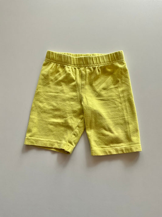 Yellow Biker Shorts