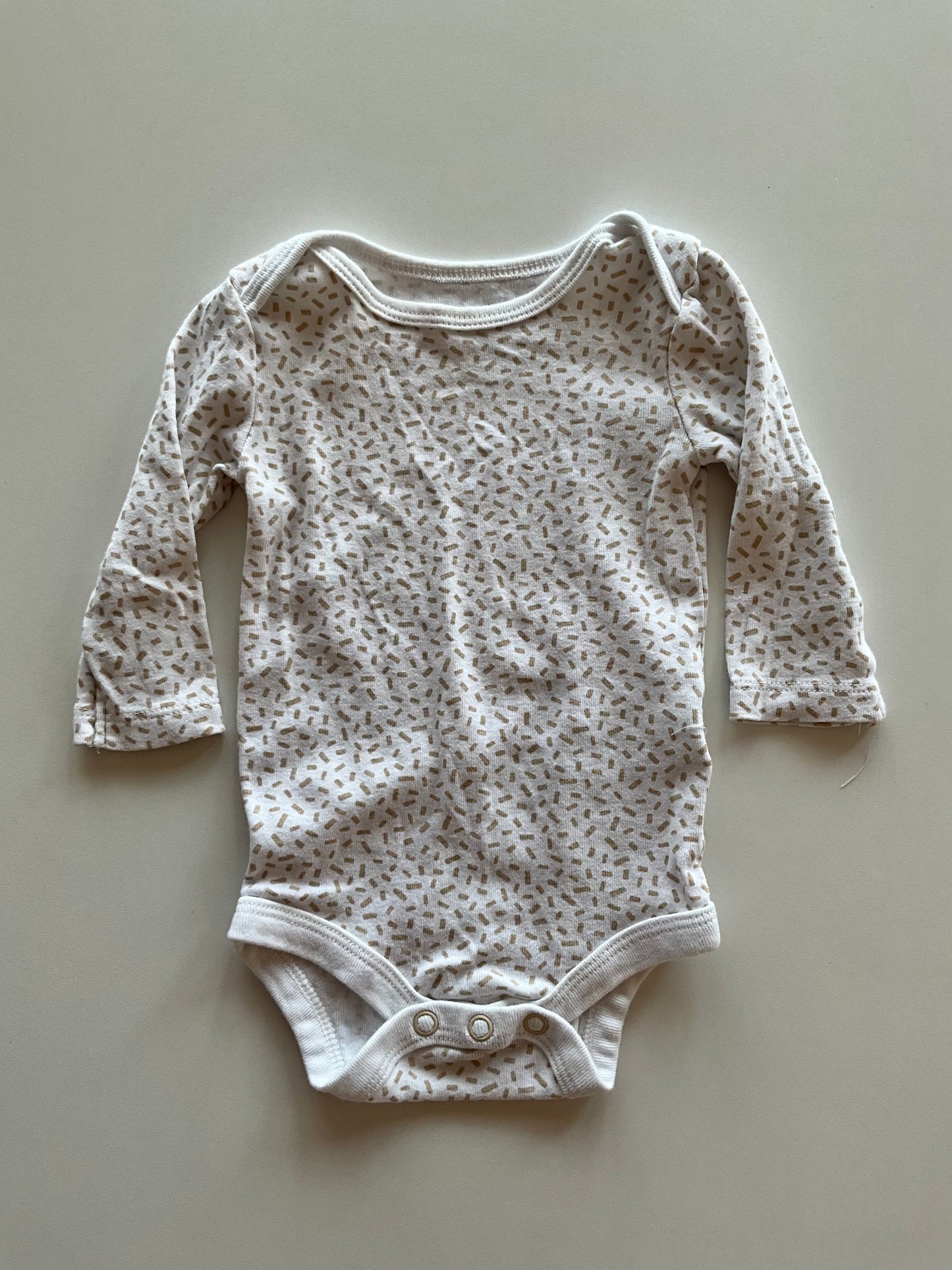 Taupe Sprinkles Onesie